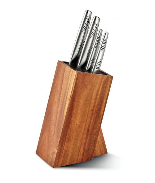 מעמד סכינים מעץ 24 ס"מ ארקוסטיל ARCOSTEEL