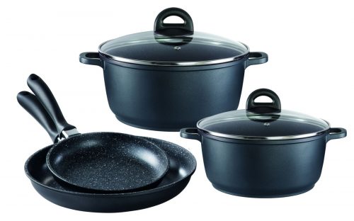 סט סירים ומחבתות 6 חלקים ארקוסטיל דגם STONE ARCOSTEEL